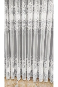 NAKIŞLI DESENLİ TÜL PERDE ( 1 X 3  SIK PİLE )
